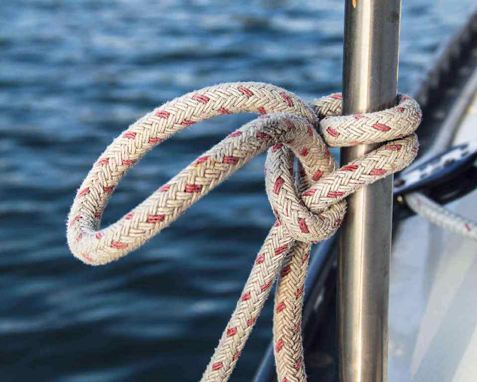 Как правильно привязать якорь для лодки к веревке